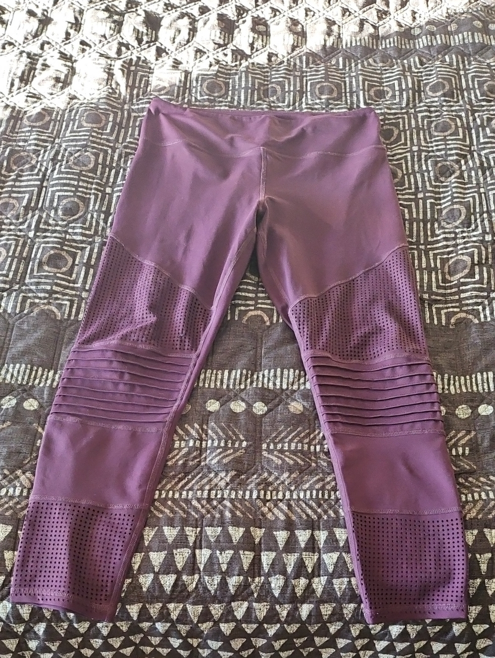 Zyia Active Deep Plum Workout Leggings